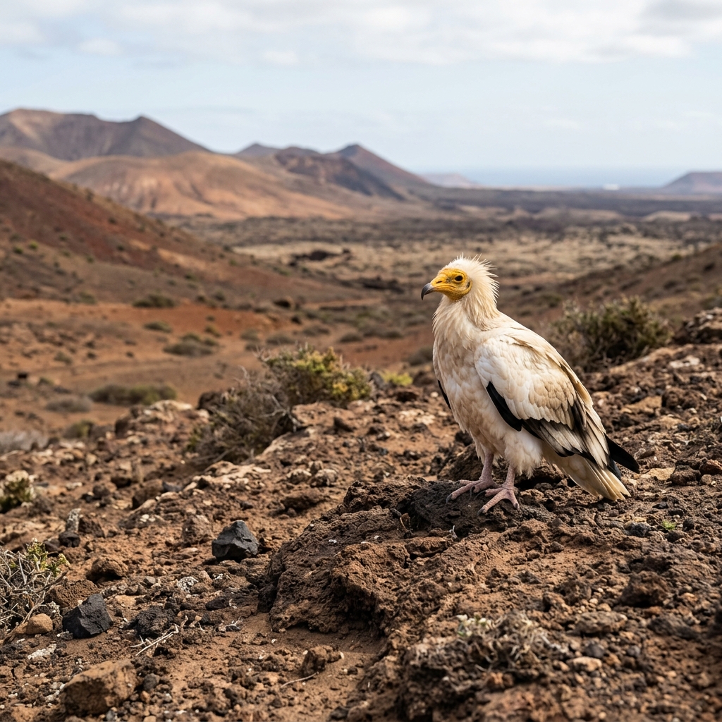 Egyptian Vulture in Lanzarote